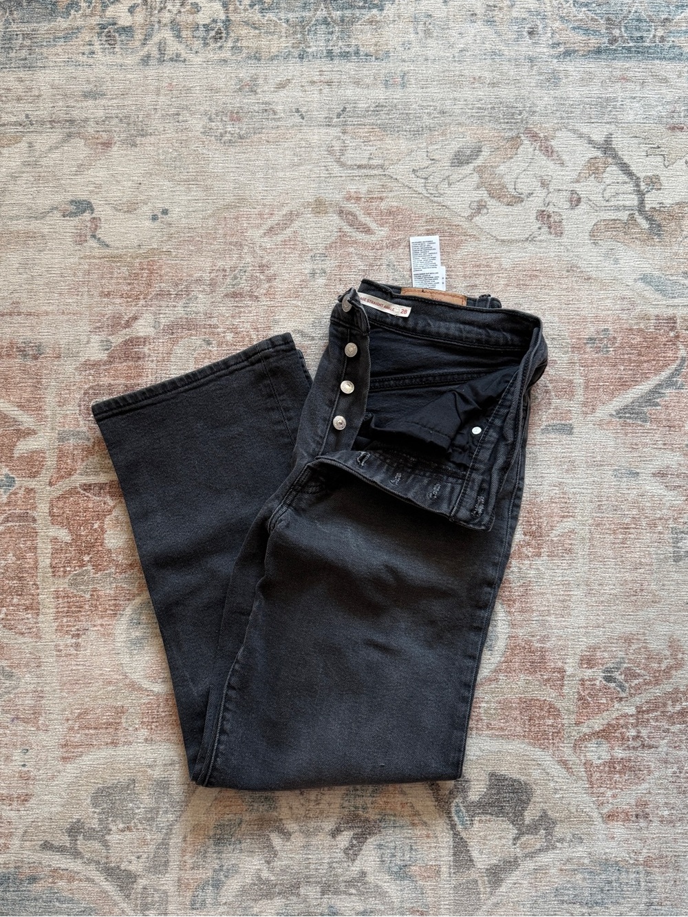 Women’s Levi Ribcage Straight Ankle Jeans Size 28